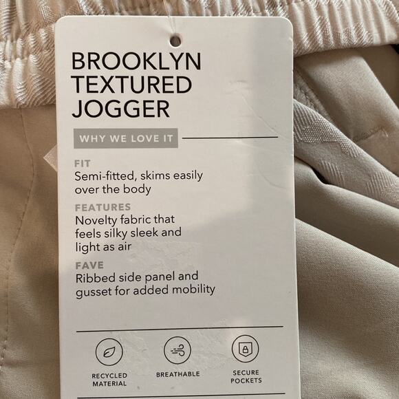 NWT Athleta Brooklyn Textured Jogger "Leopard Abalone Grey" Plus Size 20 - Picture 13 of 15